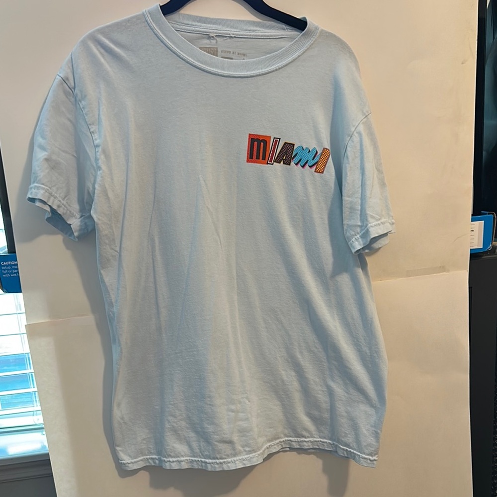 Light Blue Graphic T-Shirt